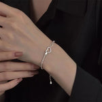 Bracciale da donna in argento sterling S925 Gypsophila Beanie, SL0004, SL0153, SL0543, SL0741, SL0490, SL0141, SL0719, SL0752, SL0654, SL0651, SL0661, SL0742, SL0743, SL0744, SL0751, SL0754, SL0700, SL0740, XL0140, SL0423, XL1194, JL0004 Anklet, SL0048
