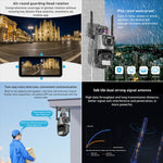 Telecamera IP AI 2MP con riconoscimento umanoide WiFi
