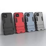 Custodia TPU antiurto con supporto invisibile per smartphone