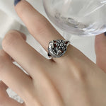 Anello combinato da donna in argento 925 con abbigliamento vintage, J2100, J2225, J2160, J2212, J2243, J2246, J2310, J2996, J3021, J3023, J3024, J3063, J3064, J3012, J3032, J2708, J2284, J2046, J2083, J2085, J2089, J2144, J2112, J2639