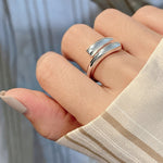 Anello combinato da donna in argento 925 con abbigliamento vintage, J2792, J2901, J2203, J2173