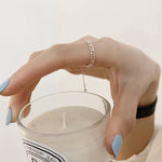 Anello combinato da donna in argento 925 con abbigliamento vintage, J2792, J2901, J2203, J2173