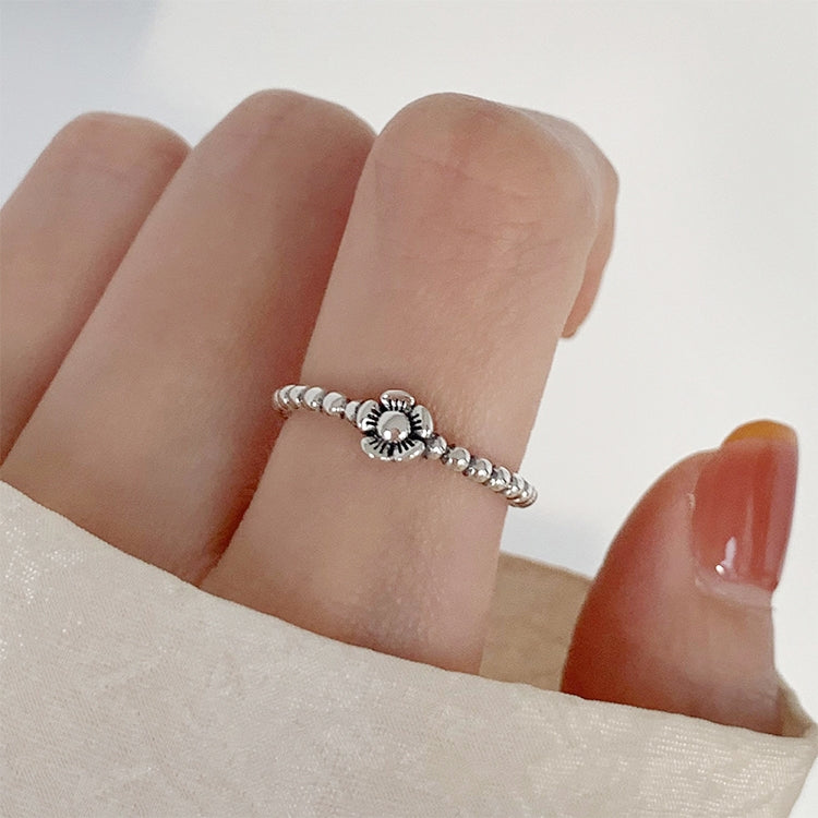 Anello combinato da donna in argento 925 con abbigliamento vintage, J2792, J2901, J2203, J2173