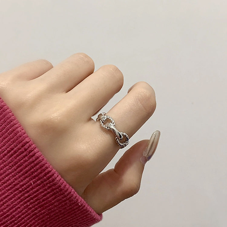 Anello combinato da donna stile cool in argento sterling S925, J286, J781, J759, J797, J758, J242, J1109, J1071, J1096, J1110, J789, J1717, J1740, J224, J449, J341, J443, J1644, J005, J282, J623, J1658, J406, J1454