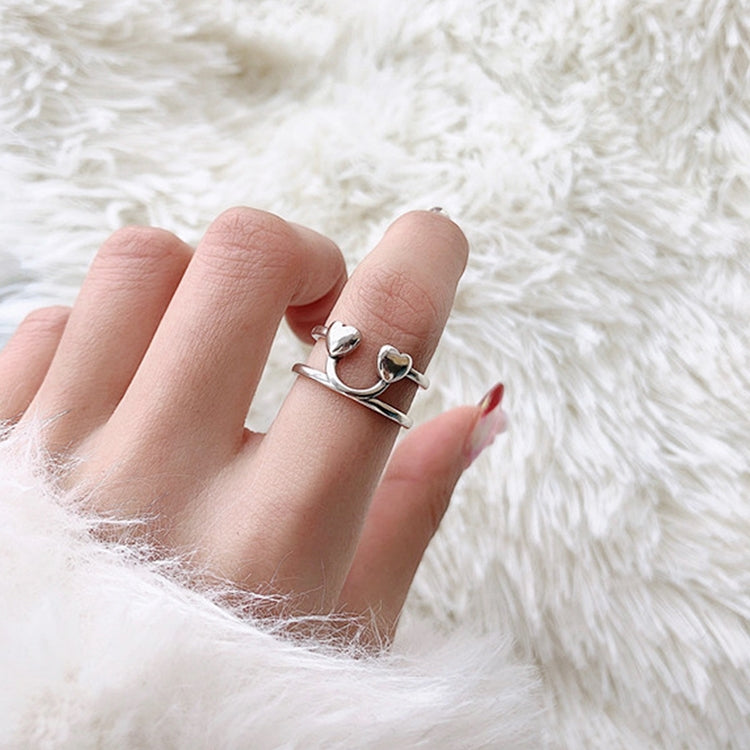Anello combinato da donna stile cool in argento sterling S925, J286, J781, J759, J797, J758, J242, J1109, J1071, J1096, J1110, J789, J1717, J1740, J224, J449, J341, J443, J1644, J005, J282, J623, J1658, J406, J1454