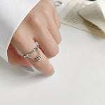Anello combinato da donna stile cool in argento sterling S925, J286, J781, J759, J797, J758, J242, J1109, J1071, J1096, J1110, J789, J1717, J1740, J224, J449, J341, J443, J1644, J005, J282, J623, J1658, J406, J1454