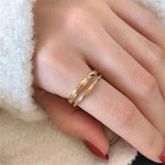 Anello combinato da donna stile cool in argento sterling S925, J286, J781, J759, J797, J758, J242, J1109, J1071, J1096, J1110, J789, J1717, J1740, J224, J449, J341, J443, J1644, J005, J282, J623, J1658, J406, J1454