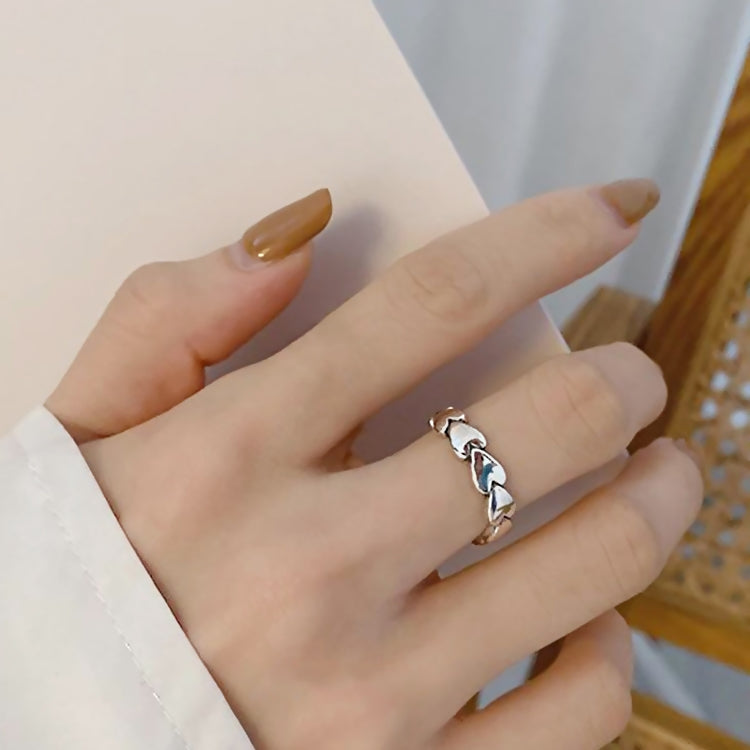 Anello combinato da donna stile cool in argento sterling S925, J286, J781, J759, J797, J758, J242, J1109, J1071, J1096, J1110, J789, J1717, J1740, J224, J449, J341, J443, J1644, J005, J282, J623, J1658, J406, J1454