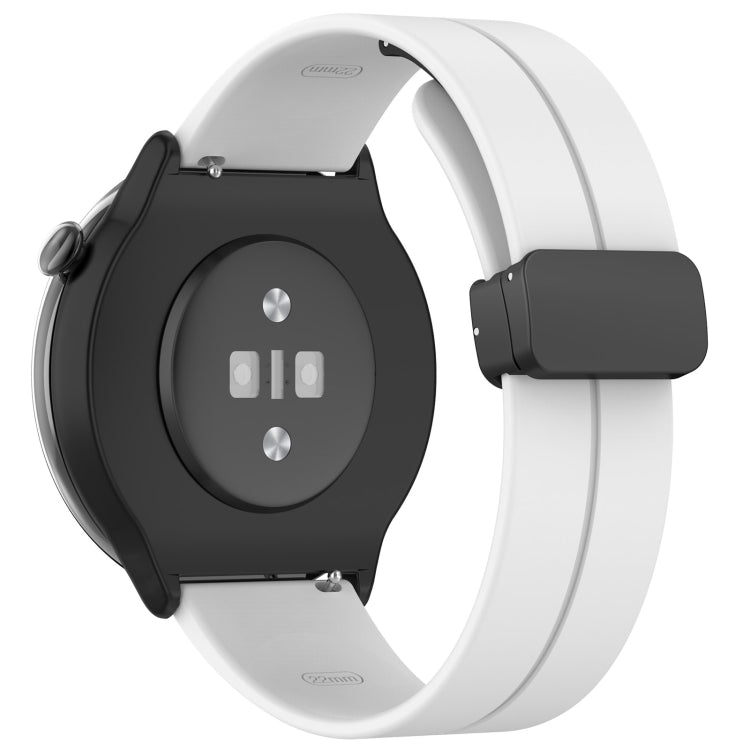 Cinturino in silicone con fibbia nera con chiusura magnetica, For Amazfit GTR Mini