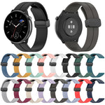 Cinturino in silicone con fibbia nera con chiusura magnetica, For Amazfit GTR Mini