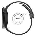 Cinturino in silicone con fibbia nera con chiusura magnetica, For Amazfit GTR Mini