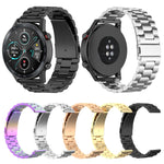 Cinturino per orologio in acciaio inossidabile con tre sfere da 22 mm, For Honor Watch GS 3i