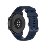 Cinturino in silicone con trama scozzese piccola da 22 mm, For Honor Watch GS 3i