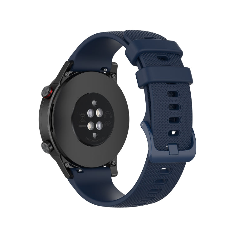 Cinturino in silicone con trama scozzese piccola da 22 mm, For Honor Watch GS 3i
