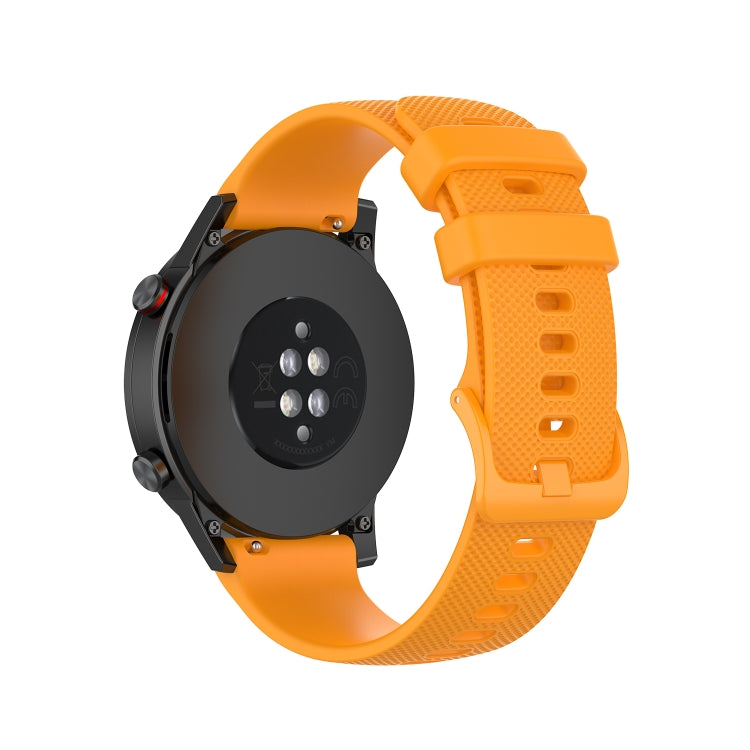 Cinturino in silicone con trama scozzese piccola da 22 mm, For Honor Watch GS 3i