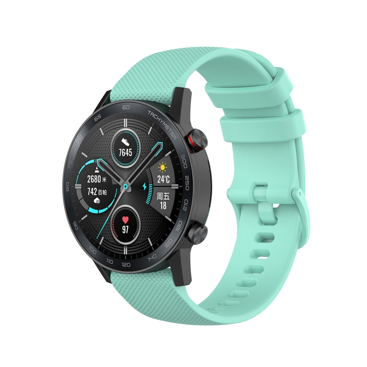 Cinturino in silicone con trama scozzese piccola da 22 mm, For Honor Watch GS 3i