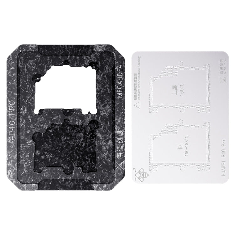 Qianli Mega-idea Piattaforma multifunzionale per il posizionamento del frame centrale BGA Reballing, For Huawei Mate 40 Pro, For Asus ROG Phone 6 Pro / 6, For Xiaomi 12 Pro, For Huawei Nova 6 5G / Honor V30, For Huawei P30 Pro, For Huawei P40 Pro