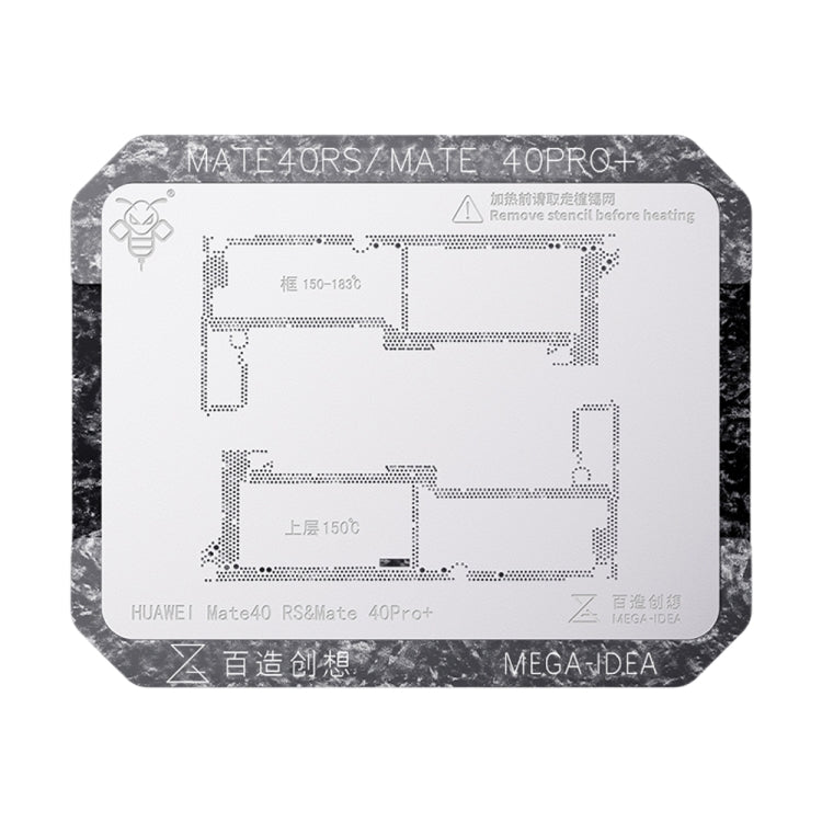 Qianli Mega-idea Piattaforma multifunzionale per il posizionamento del frame centrale BGA Reballing, For Huawei Mate 40 Pro, For Asus ROG Phone 6 Pro / 6, For Xiaomi 12 Pro, For Huawei Nova 6 5G / Honor V30, For Huawei P30 Pro, For Huawei P40 Pro