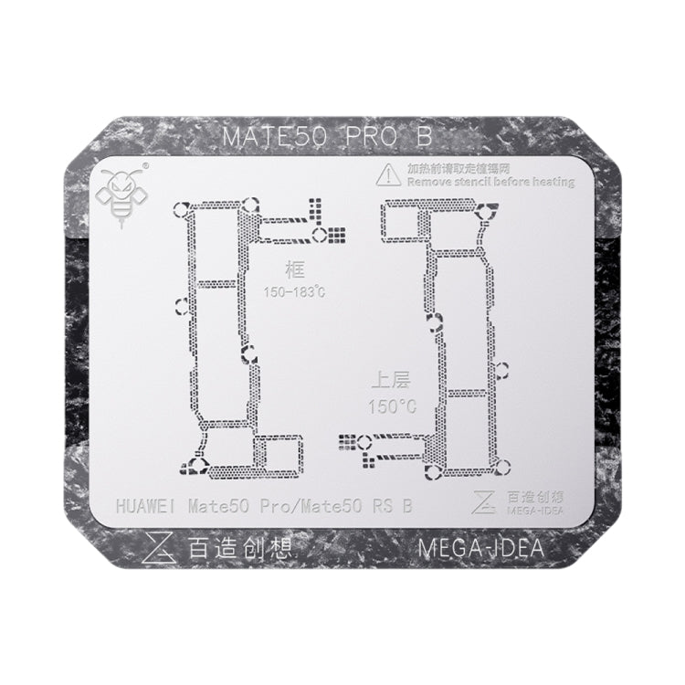 Qianli Mega-idea Piattaforma multifunzionale per il posizionamento del frame centrale BGA Reballing, For Huawei Mate 40 Pro, For Asus ROG Phone 6 Pro / 6, For Xiaomi 12 Pro, For Huawei Nova 6 5G / Honor V30, For Huawei P30 Pro, For Huawei P40 Pro