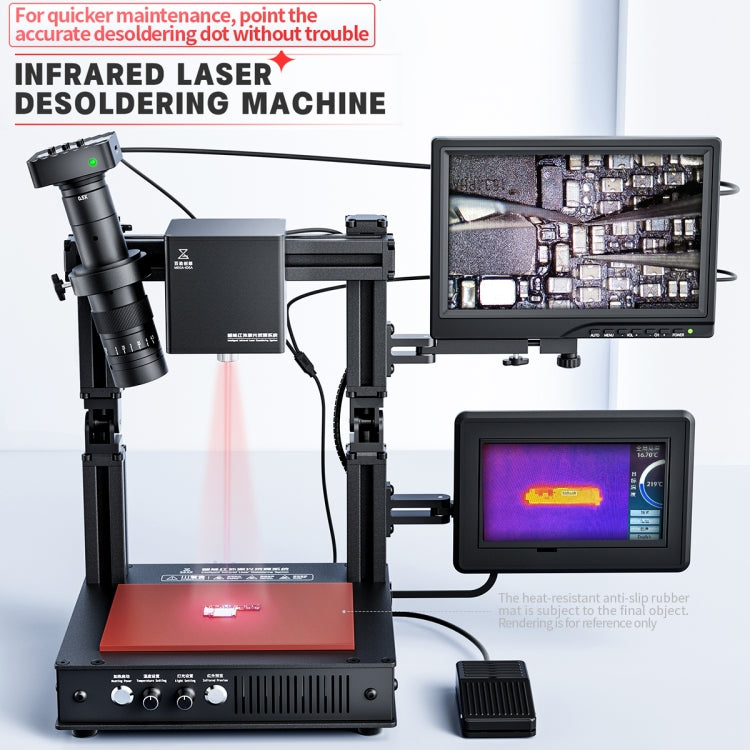 Mega-idea Intelligent Infrared Laser Desoldering Machine, With Microscope Set, Without Microscope Set