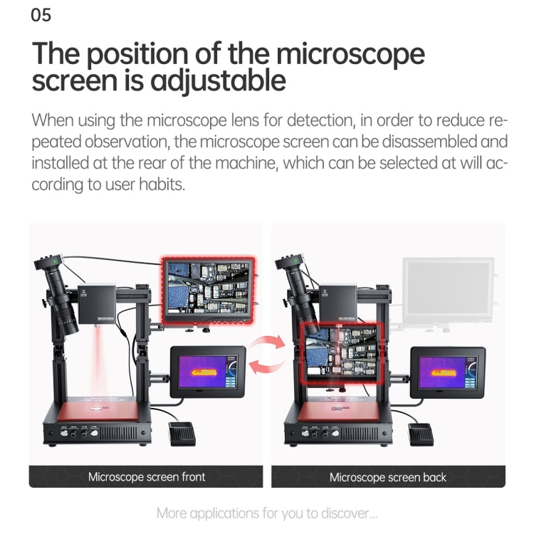 Mega-idea Intelligent Infrared Laser Desoldering Machine, With Microscope Set, Without Microscope Set