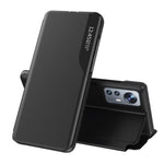 Custodia per telefono in pelle flip con display laterale con supporto, For Xiaomi Redmi Note 12 Pro+ 5G Global