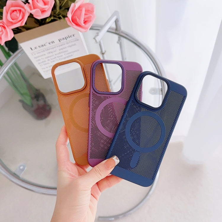 Custodia magnetica per telefono MagSafe con raffreddamento a griglia, For iPhone 11 Pro Max