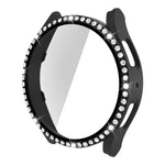 PC Diamond a fila singola + cassa dell'orologio in vetro temperato, For Samsung Galaxy Watch5 44mm