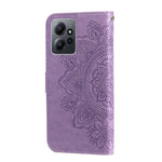 Custodia per telefono in pelle goffrata con fiori a 7 petali, For Xiaomi Redmi Note 12 4G Global, For Honor Magic5 Pro, For Samsung Galaxy M14 5G