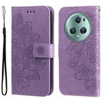 Custodia per telefono in pelle goffrata con fiori a 7 petali, For Xiaomi Redmi Note 12 4G Global, For Honor Magic5 Pro, For Samsung Galaxy M14 5G