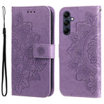 Custodia per telefono in pelle goffrata con fiori a 7 petali, For Xiaomi Redmi Note 12 4G Global, For Honor Magic5 Pro, For Samsung Galaxy M14 5G