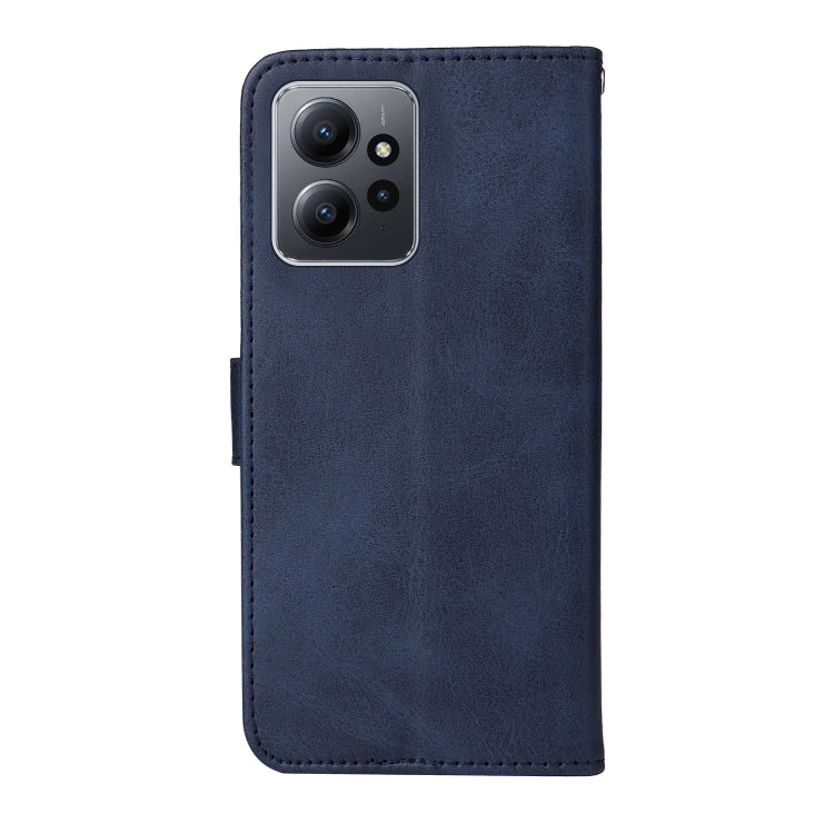 Custodia per telefono in pelle a conchiglia con struttura in vitello classico, For Xiaomi Redmi Note 12 4G Global, For Honor Magic5 Pro, For Samsung Galaxy M14 5G