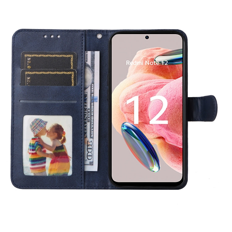 Custodia per telefono in pelle a conchiglia con struttura in vitello classico, For Xiaomi Redmi Note 12 4G Global, For Honor Magic5 Pro, For Samsung Galaxy M14 5G