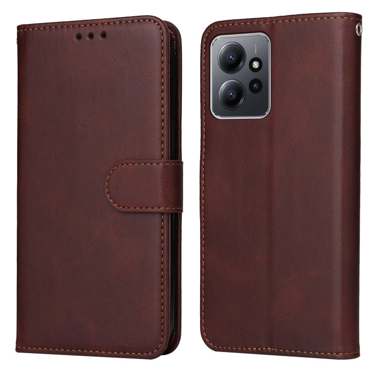 Custodia per telefono in pelle a conchiglia con struttura in vitello classico, For Xiaomi Redmi Note 12 4G Global, For Honor Magic5 Pro, For Samsung Galaxy M14 5G
