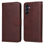 Custodia per telefono in pelle a conchiglia con struttura in vitello classico, For Xiaomi Redmi Note 12 4G Global, For Honor Magic5 Pro, For Samsung Galaxy M14 5G