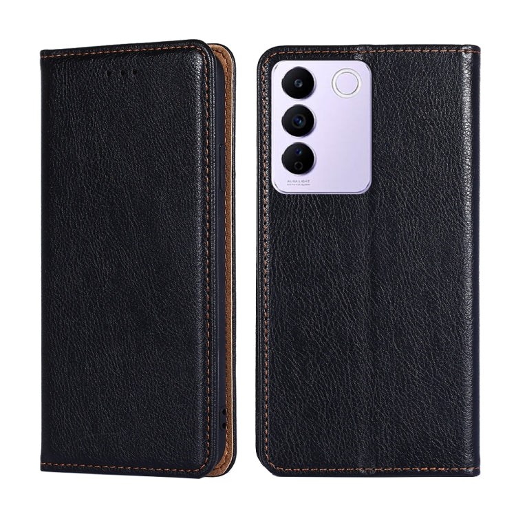 Custodia per telefono in pelle magnetica tinta unita a olio lucido, For Tecno Pova 4 Pro, For vivo S16E, For vivo Y100 5G, For Xiaomi Redmi Note 12 4G Global