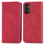 Custodia per telefono in pelle magnetica con sensazione di pelle retrò, For Samsung Galaxy A14 5G, For Samsung Galaxy A54 5G, For Honor Magic5 Lite, For Kyocera Android One S10