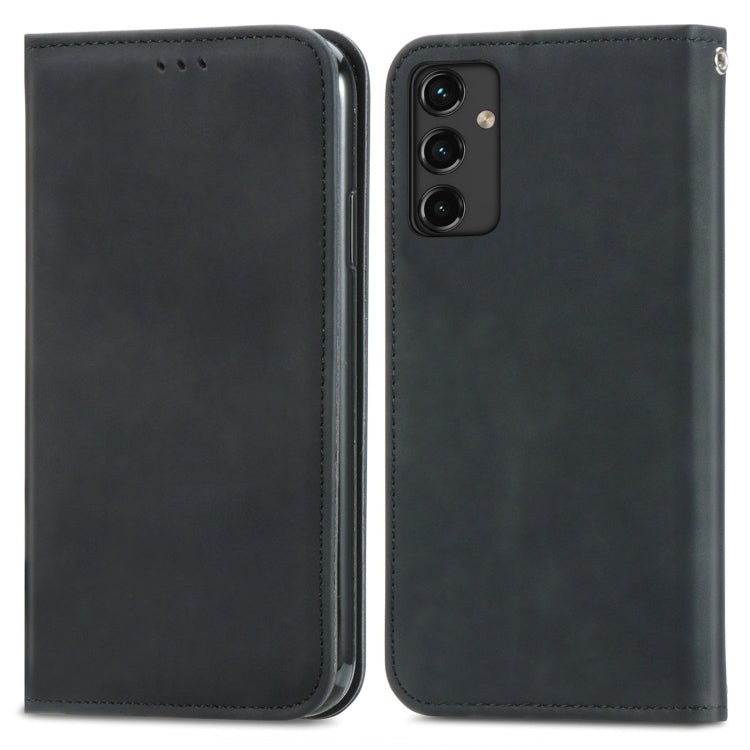 Custodia per telefono in pelle magnetica con sensazione di pelle retrò, For Samsung Galaxy A14 5G, For Samsung Galaxy A54 5G, For Honor Magic5 Lite, For Kyocera Android One S10
