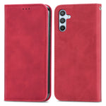 Custodia per telefono in pelle magnetica con sensazione di pelle retrò, For Samsung Galaxy A14 5G, For Samsung Galaxy A54 5G, For Honor Magic5 Lite, For Kyocera Android One S10
