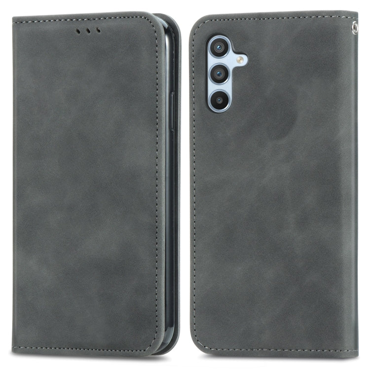 Custodia per telefono in pelle magnetica con sensazione di pelle retrò, For Samsung Galaxy A14 5G, For Samsung Galaxy A54 5G, For Honor Magic5 Lite, For Kyocera Android One S10