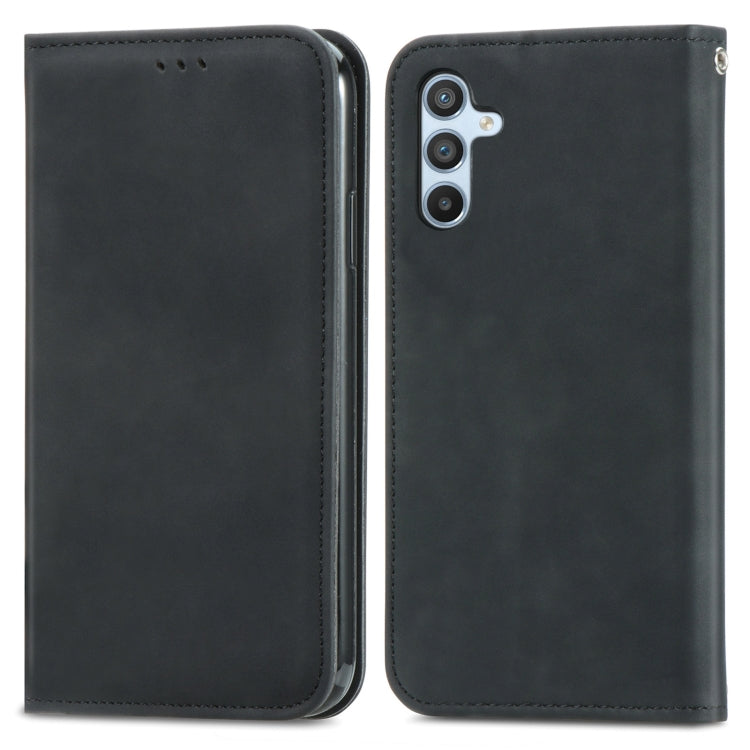 Custodia per telefono in pelle magnetica con sensazione di pelle retrò, For Samsung Galaxy A14 5G, For Samsung Galaxy A54 5G, For Honor Magic5 Lite, For Kyocera Android One S10