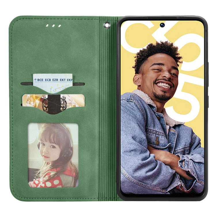 Custodia per telefono in pelle magnetica con sensazione di pelle retrò, For Realme C55, For Xiaomi 13 Lite