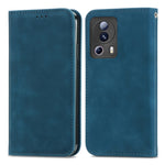 Custodia per telefono in pelle magnetica con sensazione di pelle retrò, For Realme C55, For Xiaomi 13 Lite