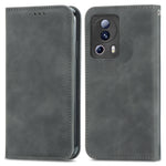 Custodia per telefono in pelle magnetica con sensazione di pelle retrò, For Realme C55, For Xiaomi 13 Lite