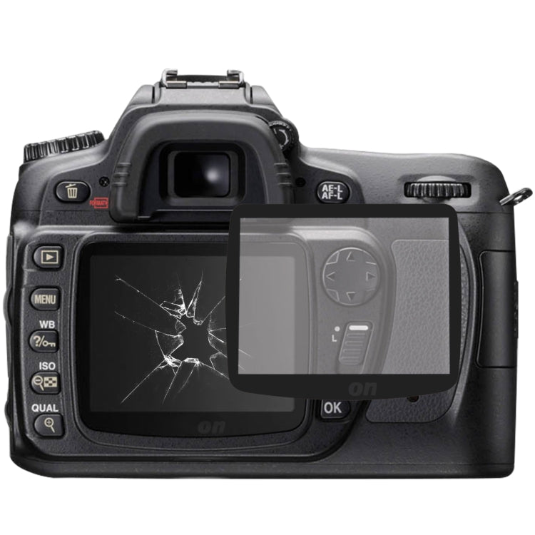 Lente esterna dello schermo LCD in materiale acrilico, For Nikon D80, For Nikon D5100, For Canon EOS 450D, For Nikon D5200, For Canon EOS 1300D, For Nikon D3400, For Canon EOS 5D Mark II, For Canon EOS 60D / EOS 600D, For Canon EOS 500D, For Nikon D7000