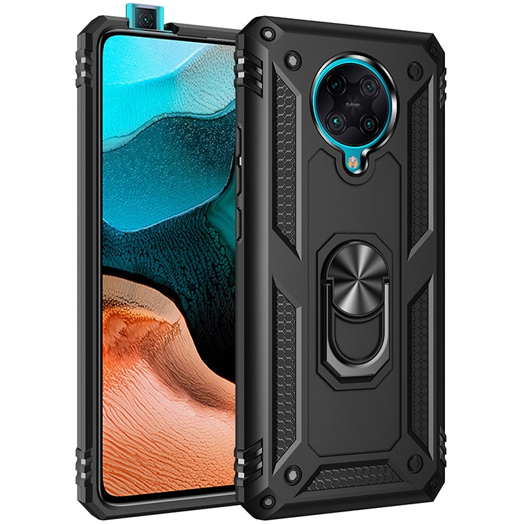 Custodia protettiva antiurto in TPU + PC con supporto girevole a 360 gradi, For Xiaomi Redmi K30 Pro