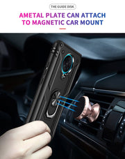 Custodia protettiva antiurto in TPU + PC con supporto girevole a 360 gradi, For Xiaomi Redmi K30 Pro