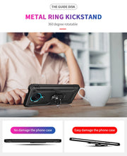 Custodia protettiva antiurto in TPU + PC con supporto girevole a 360 gradi, For Xiaomi Redmi K30 Pro