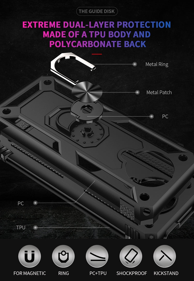 Custodia TPU PC con supporto girevole 360° per Xiaomi Redmi K30 P