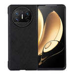Custodia per telefono in PU con texture Litchi bicolore, For Huawei Mate X3